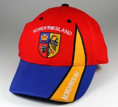 Hilkeys NORDFRIESLAND Baseballcap mit Wappen blau bestickt Baseball Cap 